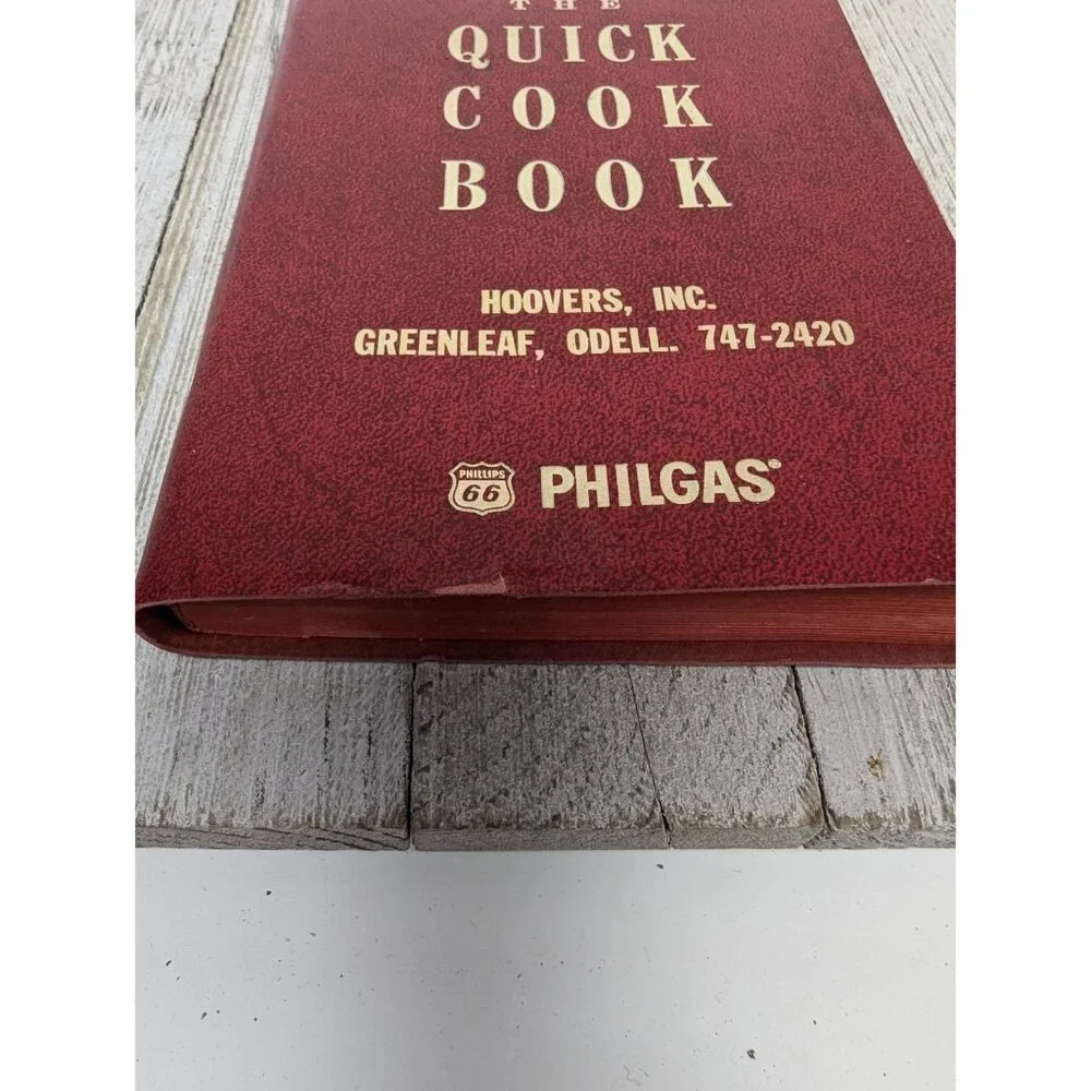 Vintage The Quick Cook Book Hoovers Inc. Greenleaf Odell Philgas Phillips 66 - Picture 4 of 16